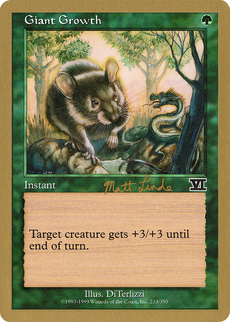 Giant Growth (WCD-) - World Championship Decks 1999