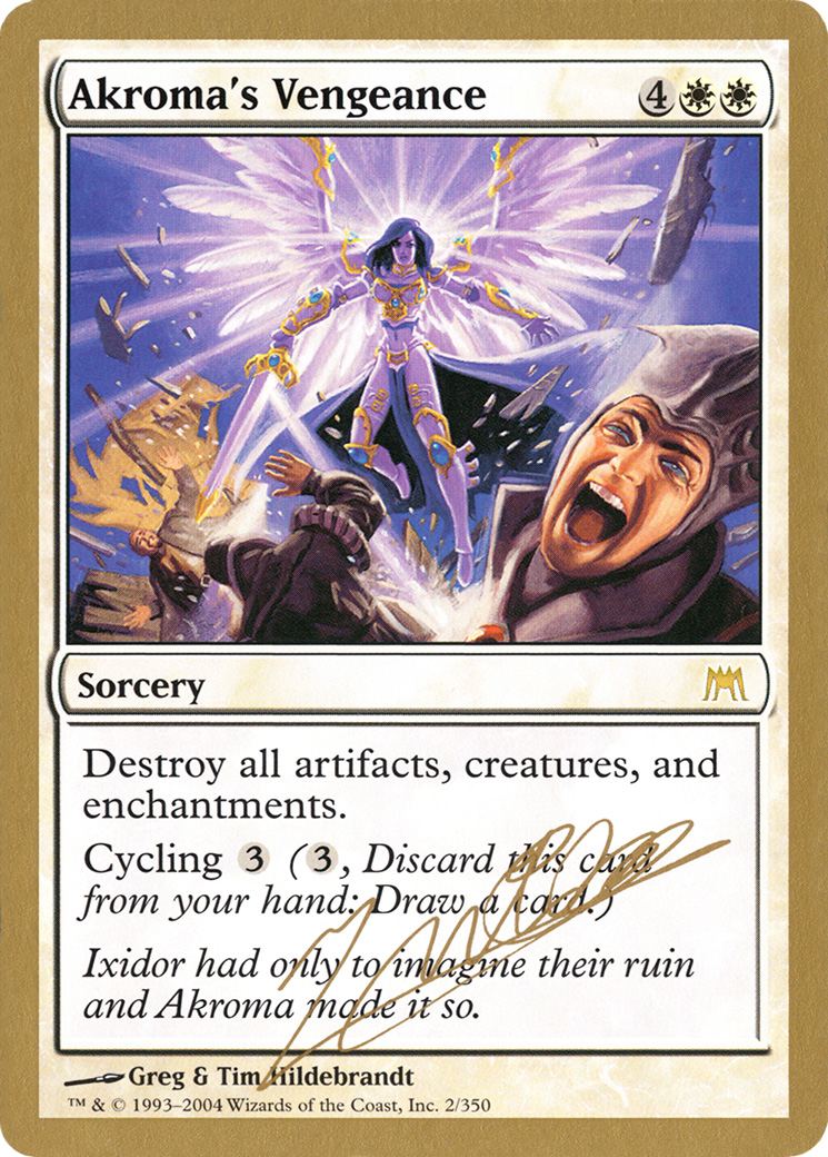 Akroma's Vengeance (WCD-) - World Championship Decks 2004