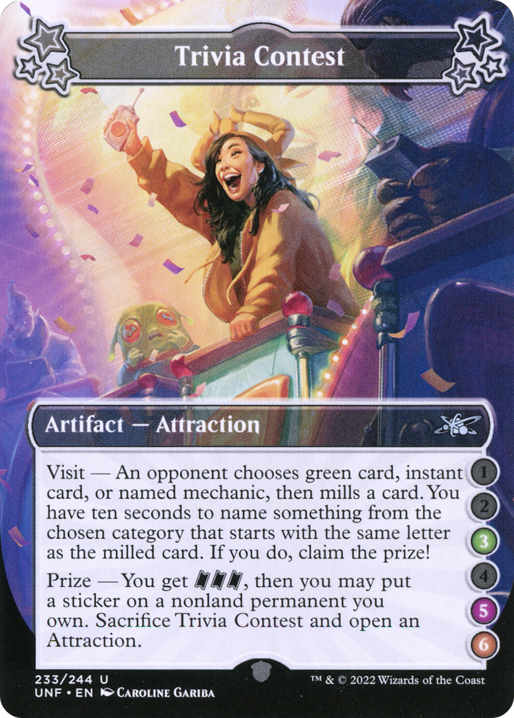 Trivia Contest (UNF-233E) - Unfinity