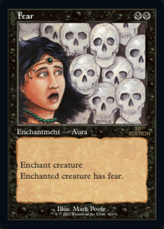 Fear (Retro Frame) (30A-402) - 30th Anniversary Edition