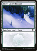 Snow-Covered Forest (KHM-284) - Kaldheim: (snow) Foil