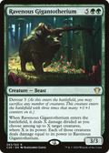 Ravenous Gigantotherium (C20-063) - Commander 2020
