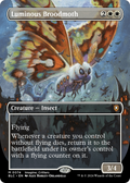Luminous Broodmoth (BLC-074) - Bloomburrow Commander (Borderless)