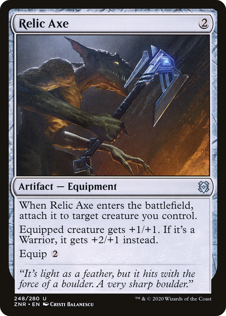 Relic Axe (ZNR-248) - Zendikar Rising Foil