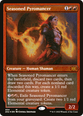 Seasoned Pyromancer (2X2-454) - Double Masters 2022 Etched Foil
