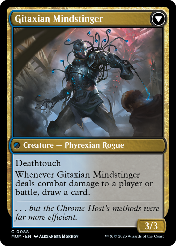 Aetherblade Agent // Gitaxian Mindstinger (MOM-088) - March of the Machine