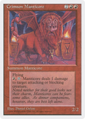 Crimson Manticore (4ED-) - Fourth Edition