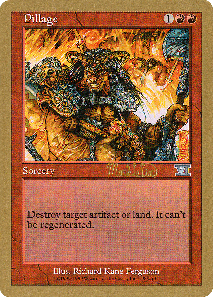 Pillage (WCD-MLP198) - World Championship Decks 1999