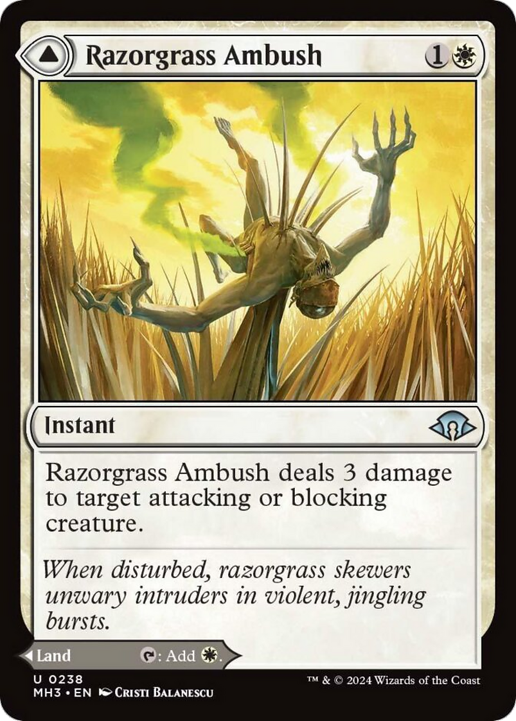 Razorgrass Ambush (MH3-238) - Modern Horizons 3 Foil