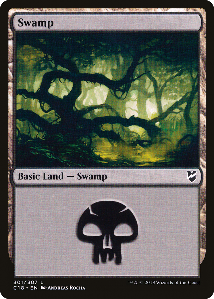 Swamp (C18-301) - Commander 2018