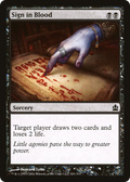 Sign in Blood (CMD-101) - Commander 2011