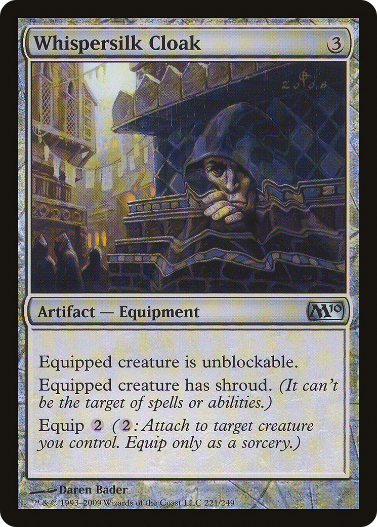 Whispersilk Cloak (M10-221) - Magic 2010