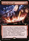 Smoke Spirits' Aid (NEC-062) - Neon Dynasty Commander: (Extended Art)