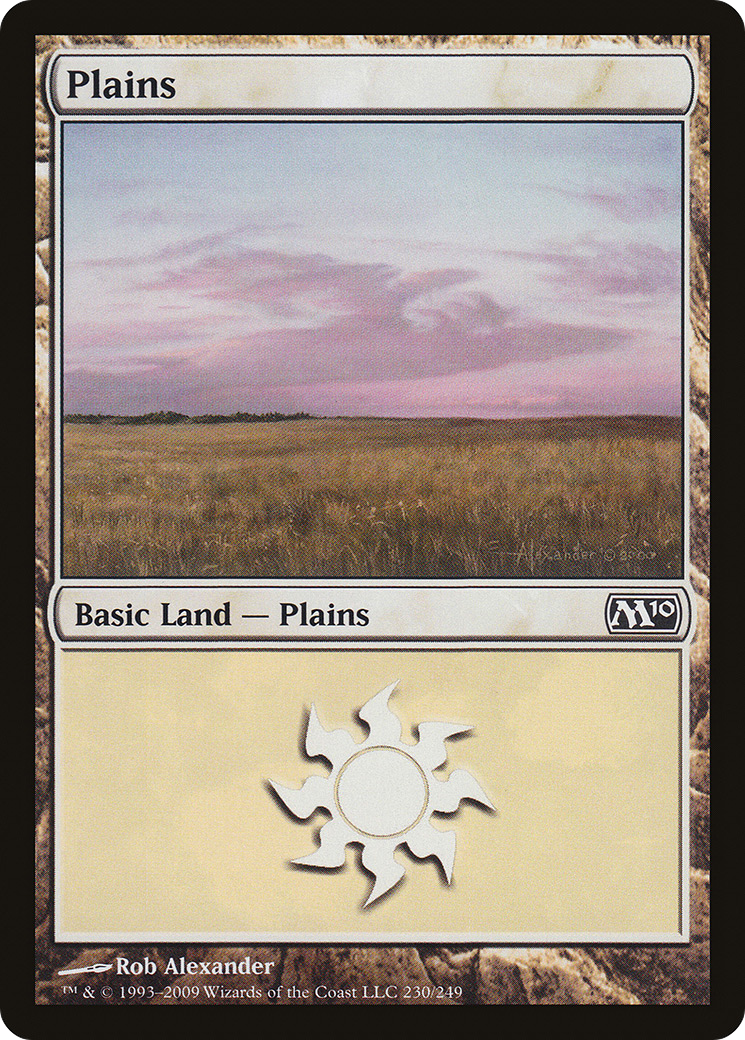 Plains (M10-230) - Magic 2010 Foil