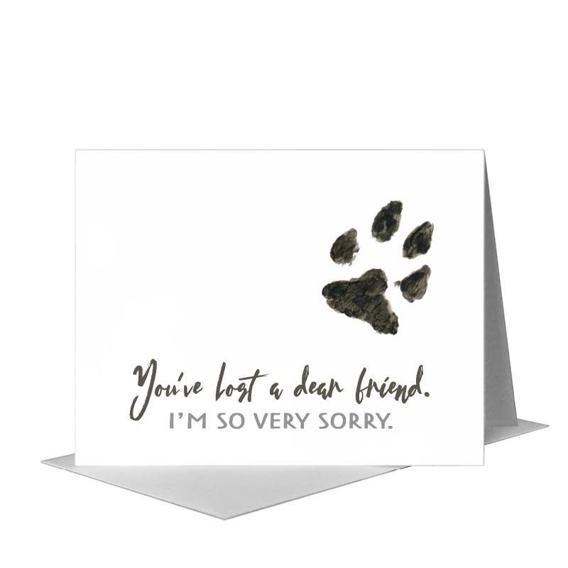 Dog Paw, Greeting Card (#8355K)