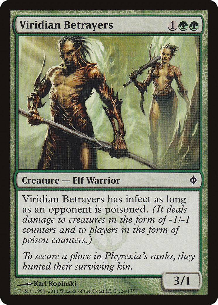 Viridian Betrayers (NPH-124) - New Phyrexia Foil