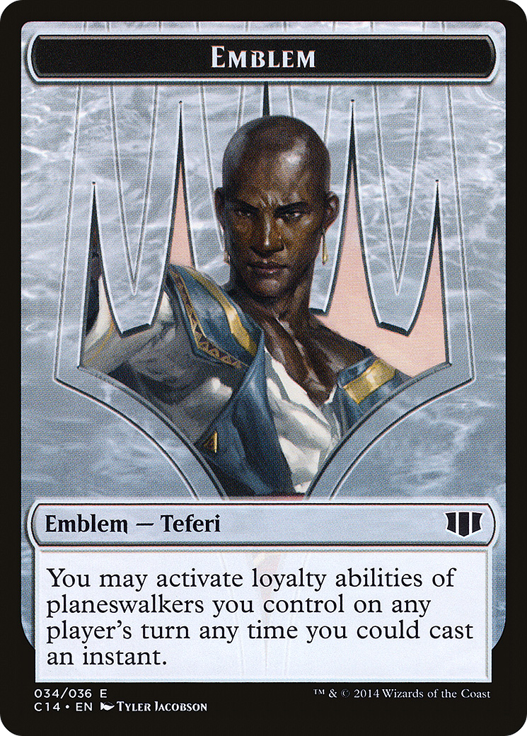 Teferi, Temporal Archmage Emblem (C14-034) - Commander 2014 Tokens