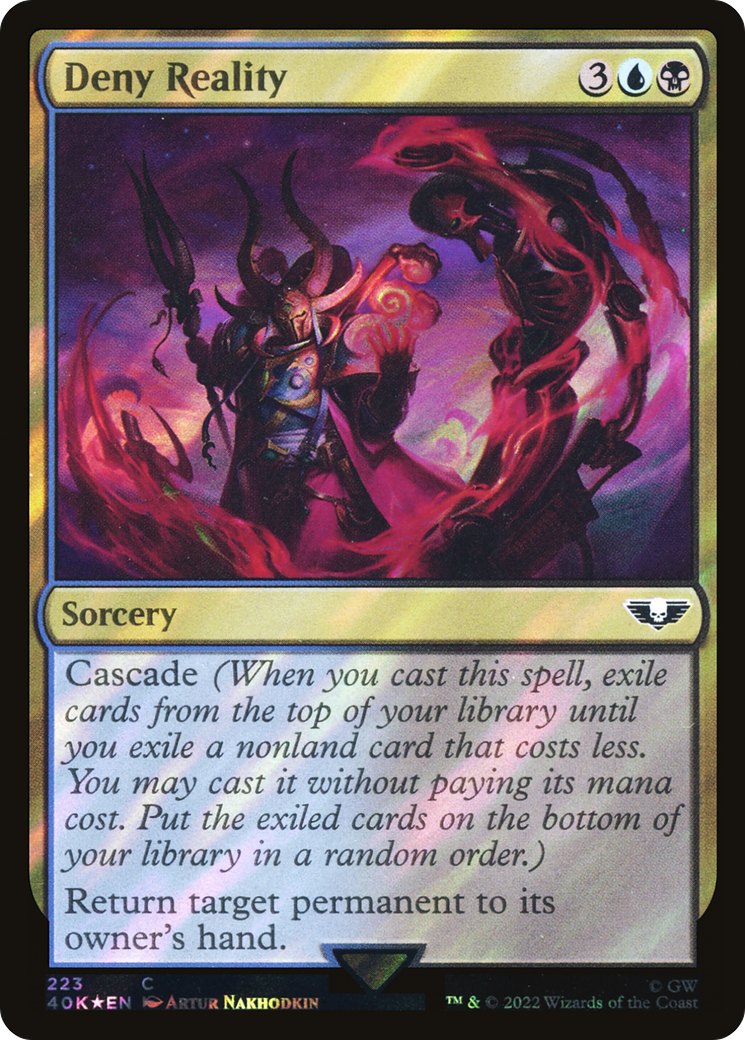 Deny Reality (40K-223★) - Warhammer 40,000 Commander Foil