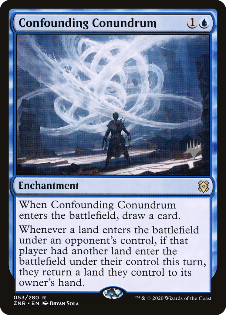 Confounding Conundrum (PPZNR-53P) - Zendikar Rising Promos Foil