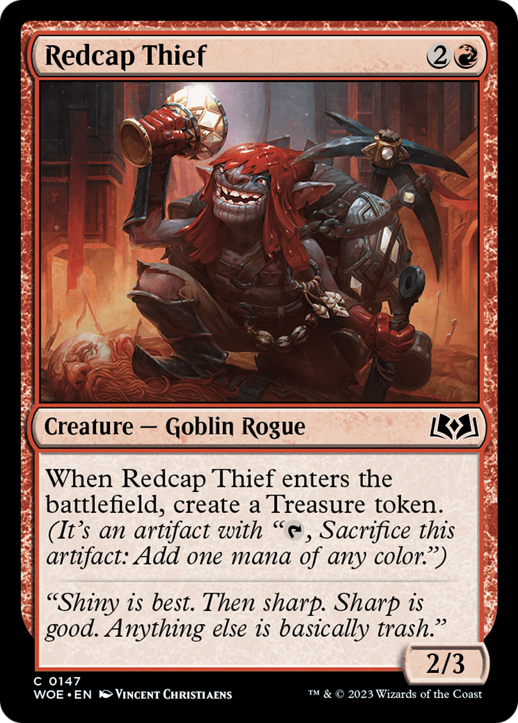 Redcap Thief (WOE-147) - Wilds of Eldraine Foil