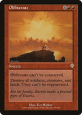 Obliterate (INV-156) - Invasion Foil