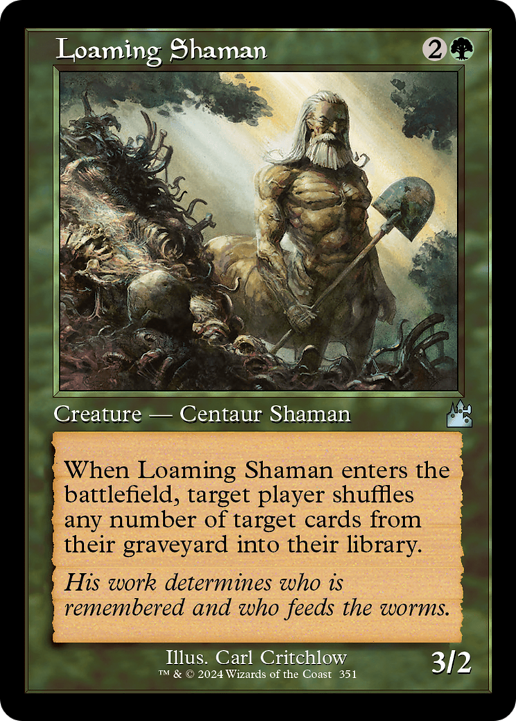 Loaming Shaman (RVR-351) - Ravnica Remastered Foil