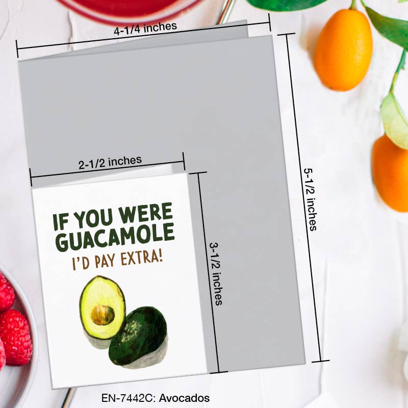 Avocados, Greeting Card (#7442C)