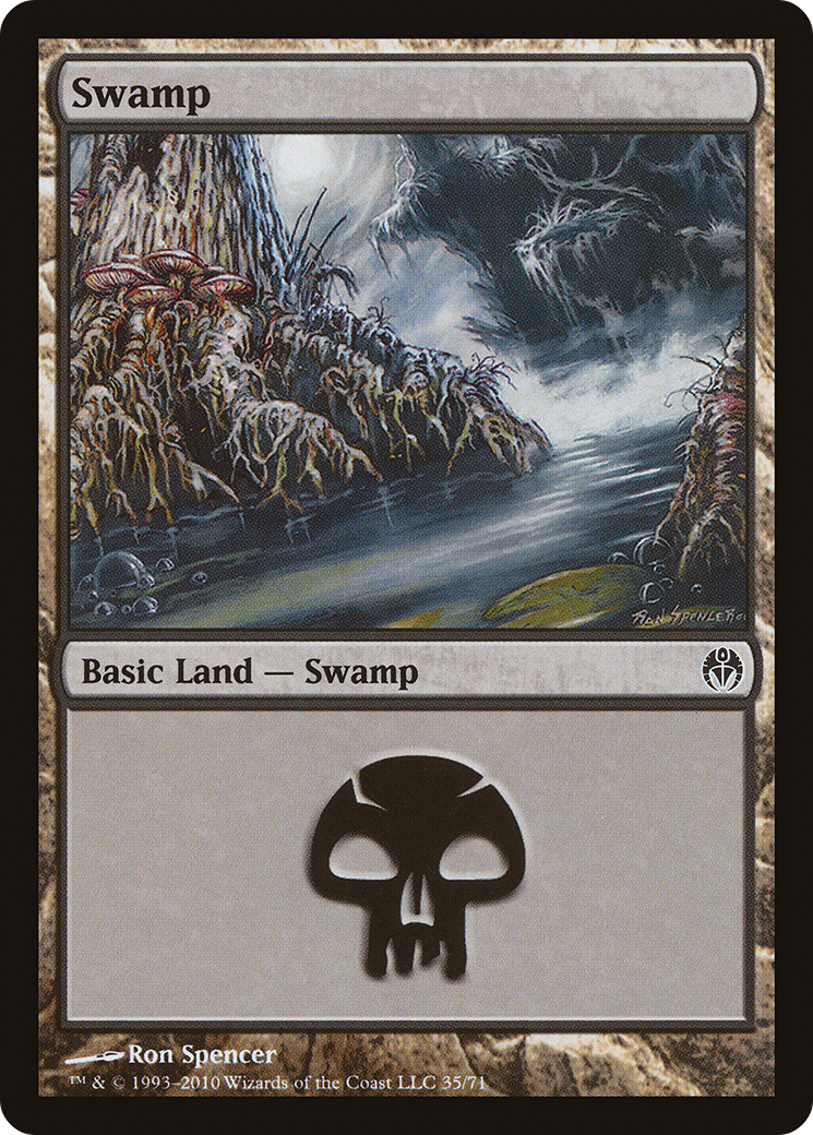 Swamp (DDE-035) - Duel Decks: Phyrexia vs. the Coalition