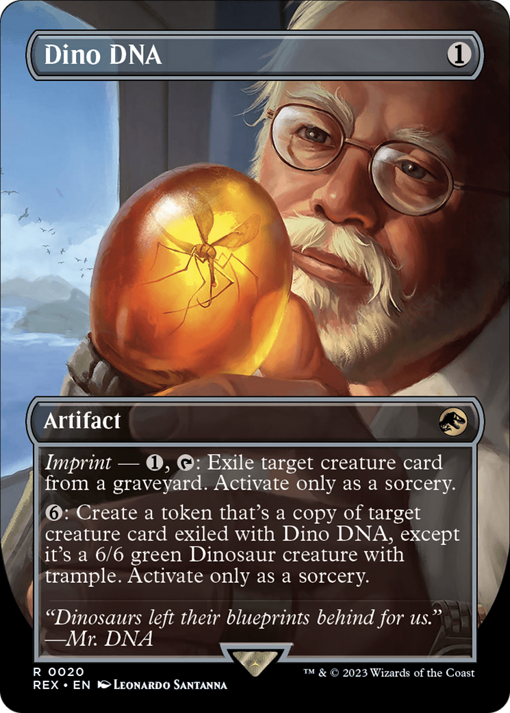 Dino DNA (REX-020) - Jurassic World Collection (Borderless) Foil