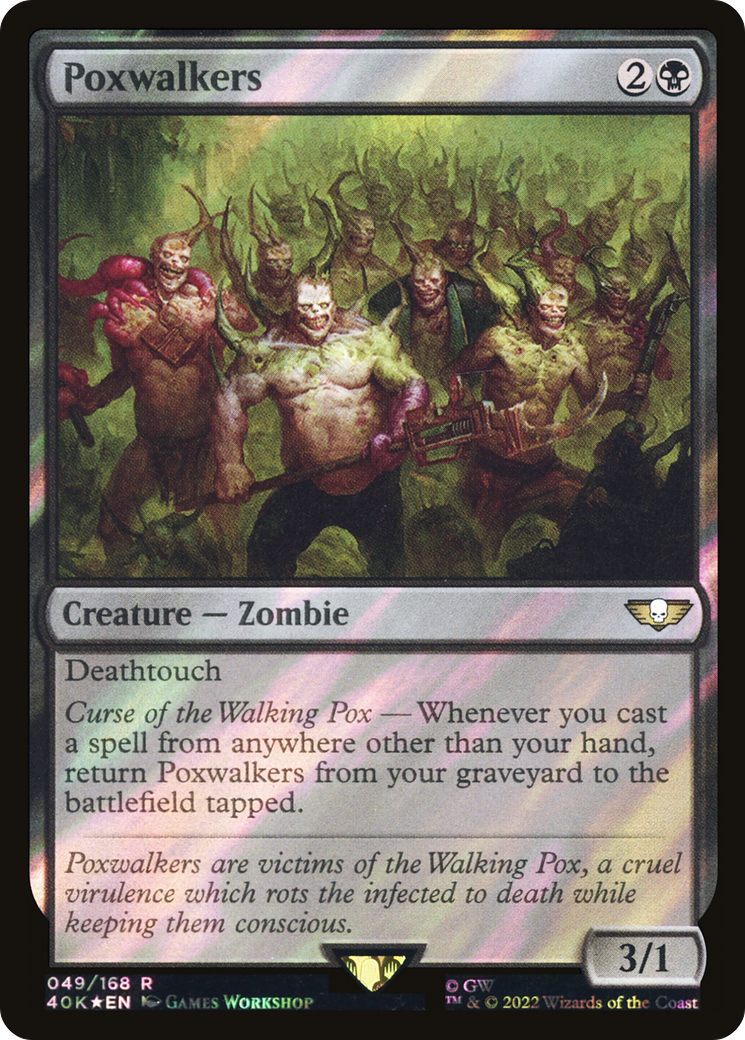 Poxwalkers (40K-49★) - Warhammer 40,000 Commander Foil