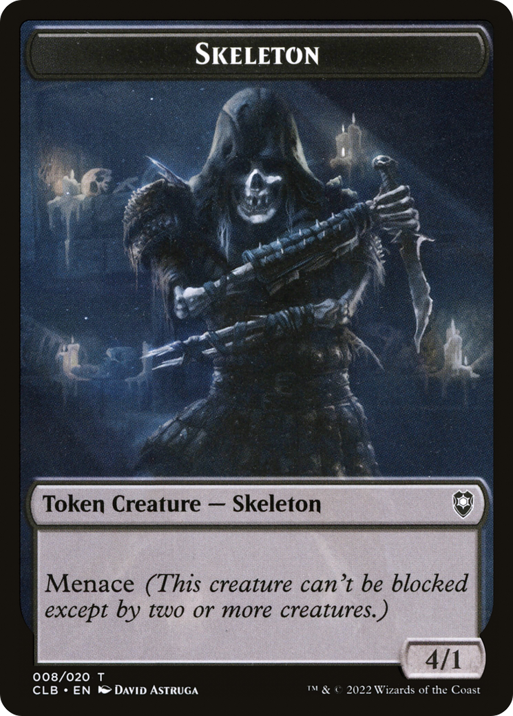 Skeleton (CLB-008) - Battle for Baldur's Gate Tokens