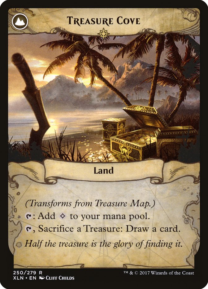Treasure Map // Treasure Cove (XLN-250) - Ixalan: (compasslanddfc)