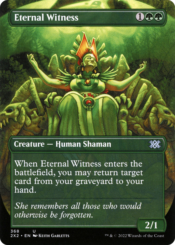 Eternal Witness (2X2-368) - Double Masters 2022 (Borderless)