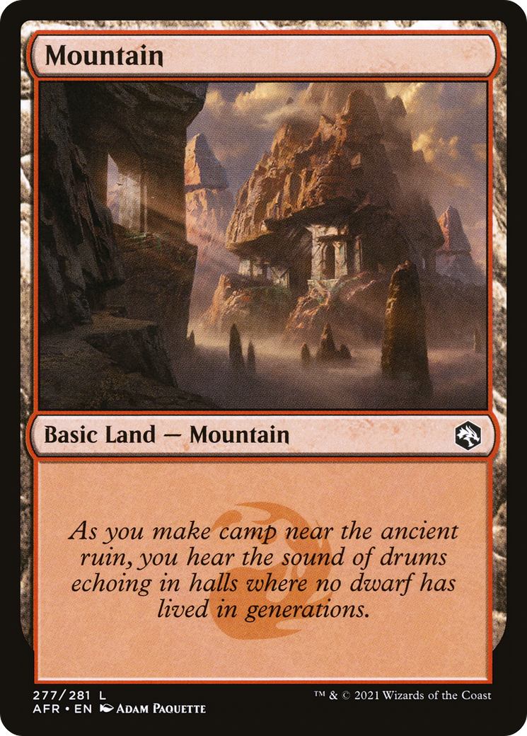 Mountain (AFR-277) - Adventures in the Forgotten Realms