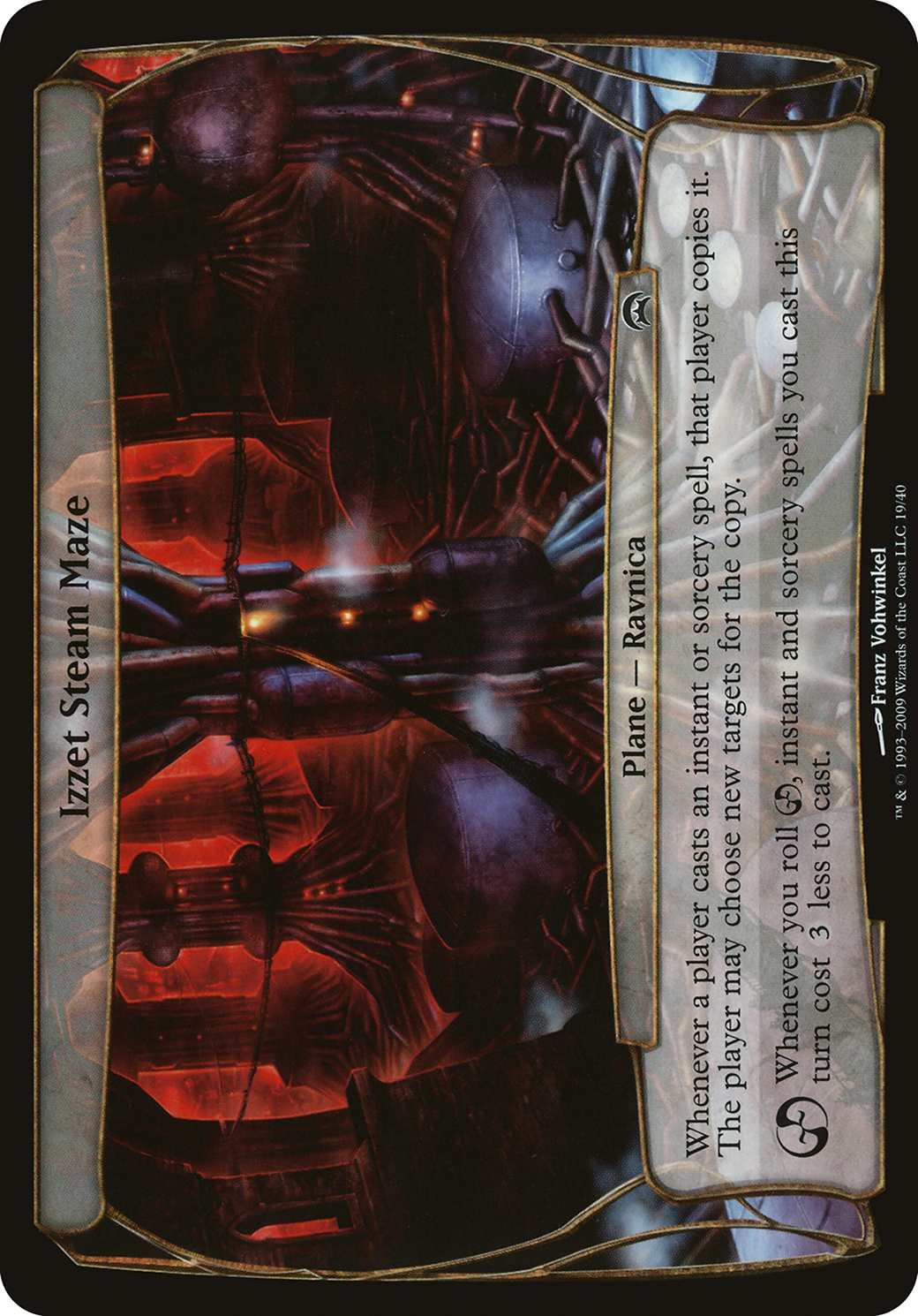 Izzet Steam Maze (OVER-019) - Planechase Planes