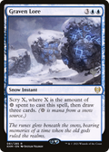 Graven Lore (PPKHM-61P) - Kaldheim Promos: (snow)