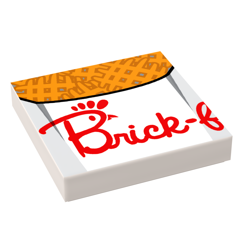 Brick-Fil-A Waffle Fries (2x2 Tile)