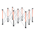 Portable Folding Workstand 4.15 x 4.15ft Collapsible Work Stand 3500lbs Capacity