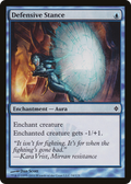 Defensive Stance (NPH-034) - New Phyrexia Foil