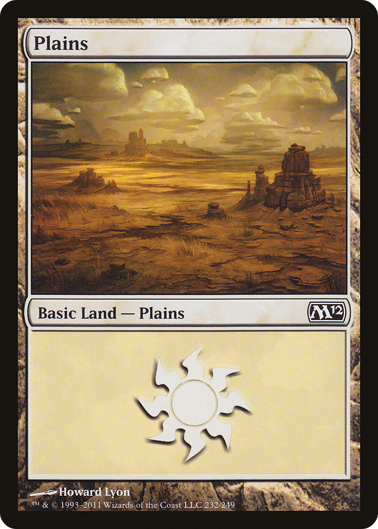 Plains (M12-232) - Magic 2012 Foil