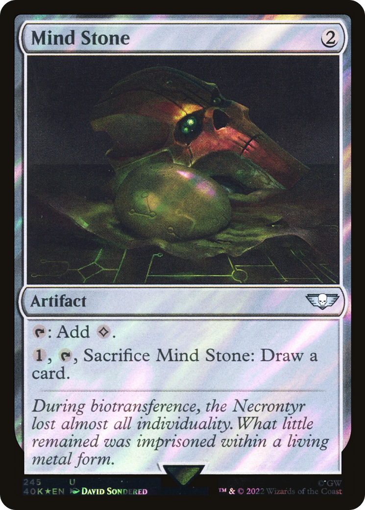 Mind Stone (40K-245★) - Warhammer 40,000 Commander Foil