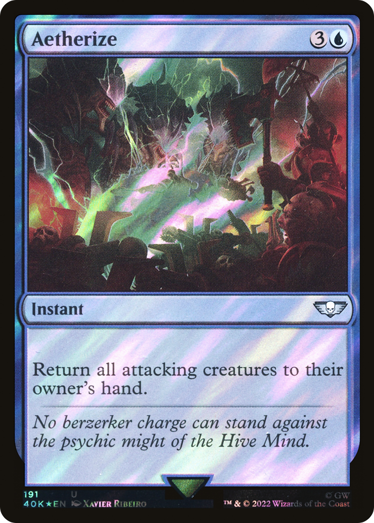 Aetherize (40K-191★) - Warhammer 40,000 Commander Foil