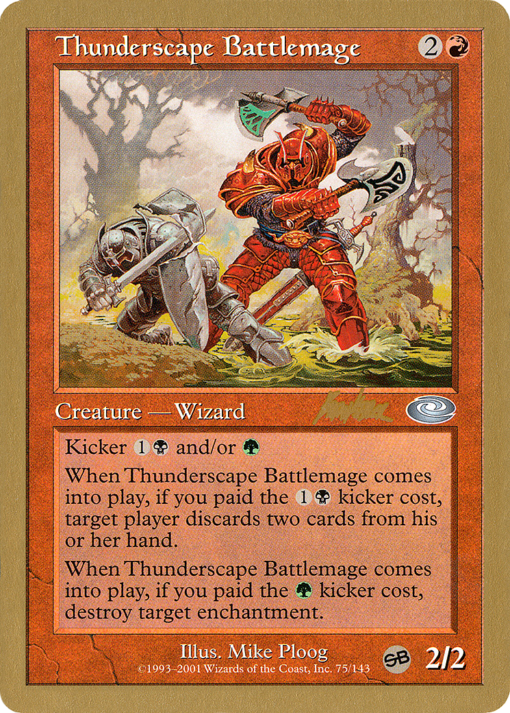 Thunderscape Battlemage (WCD-BK75SB) - World Championship Decks 2002