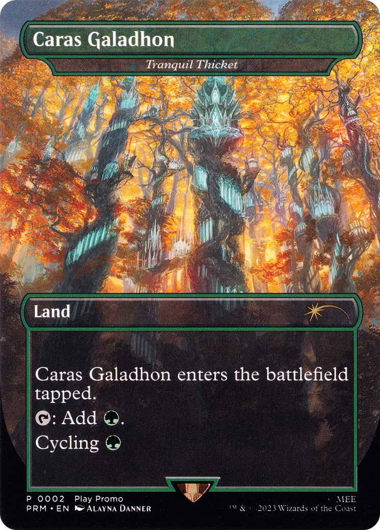 Tranquil Thicket (PLAY-002) - MagicFest 2023 / Caras Galadhon (Borderless)