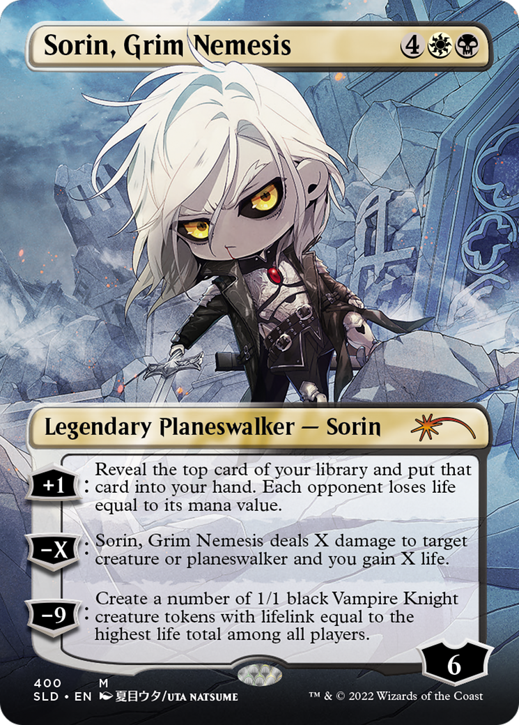 Sorin, Grim Nemesis (SLD-400) - Secret Lair Drop (Borderless) Foil
