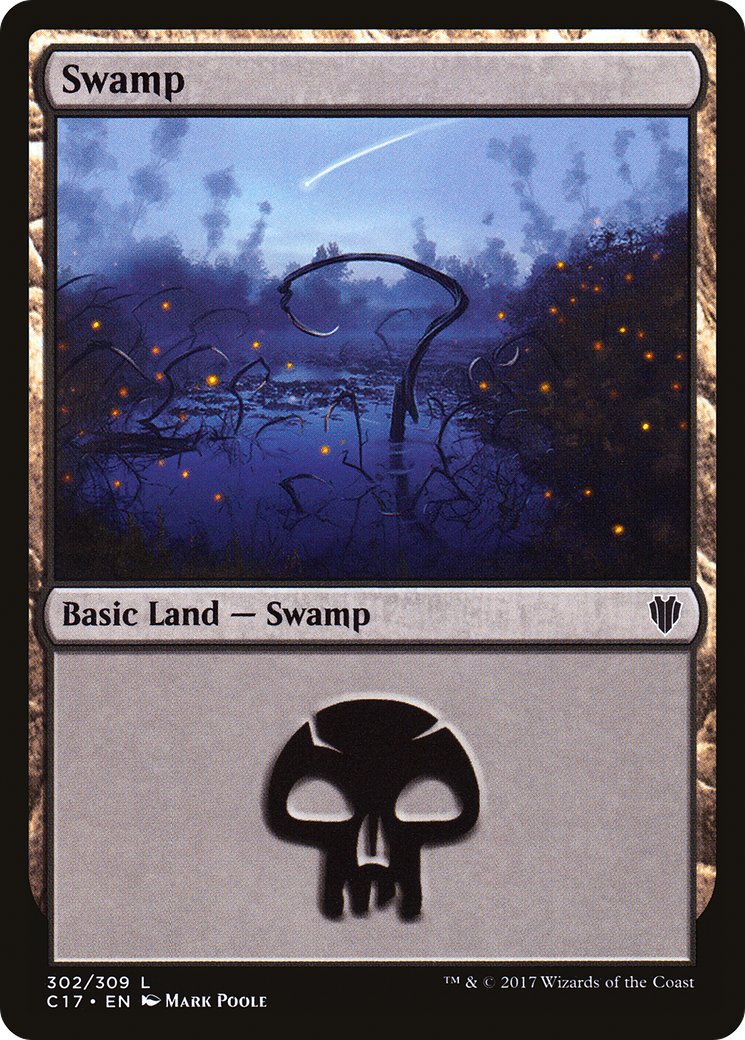 Swamp (C17-302) - Commander 2017