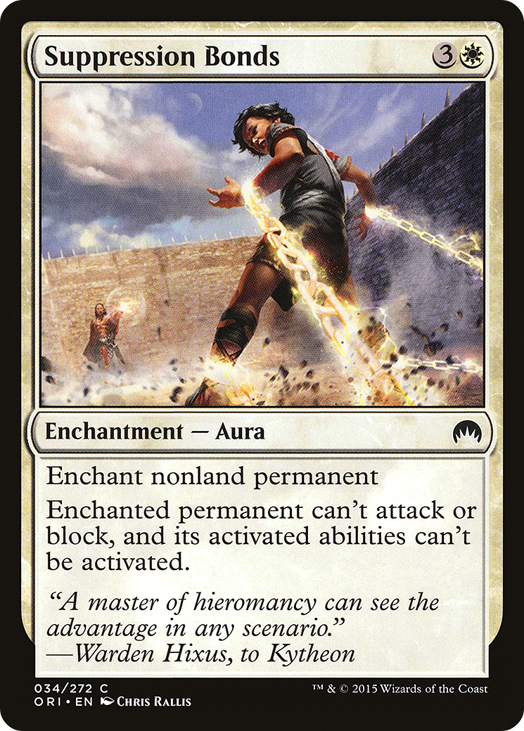 Suppression Bonds (ORI-034) - Magic Origins Foil