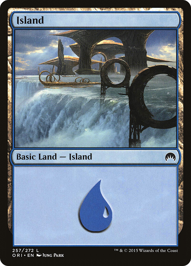 Island (ORI-257) - Magic Origins Foil