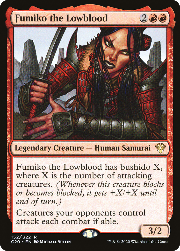 Fumiko the Lowblood (C20-152) - Commander 2020