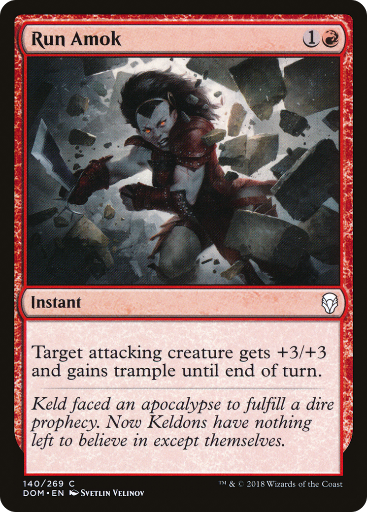 Run Amok (DOM-140) - Dominaria